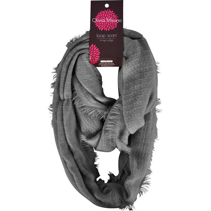 Tube Scarf w/ Fringe, 4 Asstd Colours