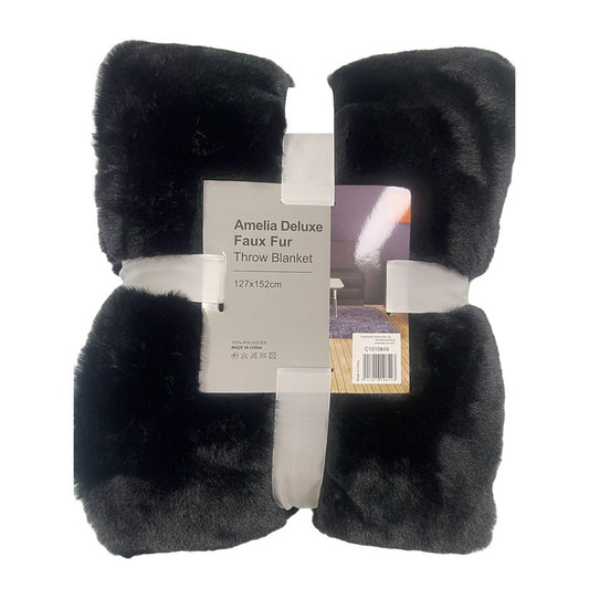 Amelia Deluxe Throw Blanket, Asstd